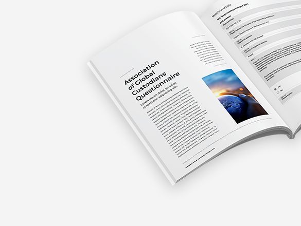 Association of Global Custodians Questionnaire 2025-2026 - KDPW